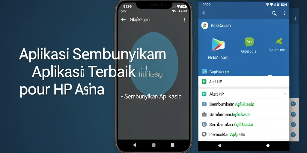 Antarmuka aplikasi Sembunyikan Aplikasi 9399 yang intuitif dan mudah digunakan.